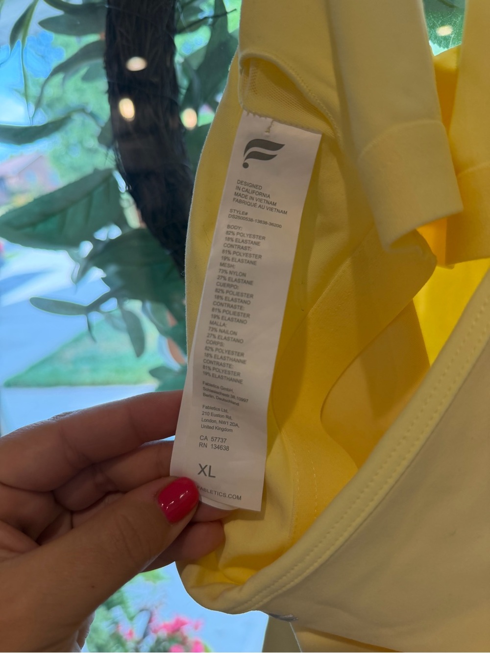 Fabletics Butter Yellow Halter Athletic Dress - Picture 3 of 4